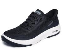 Skechers Men's Urban Explore Sneaker, Black Textile/Synthetic/White Trim, 10 UK