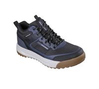 Skechers Men's Urban Street Hiker Sneaker, Black Leather/Textile/Trim, 7 UK