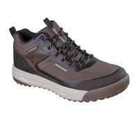 Skechers Men's Urban Street Hiker Sneaker, Brown Leather/Textile/Trim, 8 UK