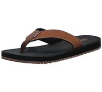 Skechers Mens Luxe Foam Flip Flops Slider Sandals Black Brown - Copano 205097