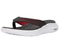 Skechers Sport Mens Vapor Foam Sandal, Black KPU/Red Trim, 8.5 UK