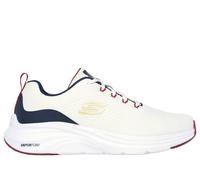 Skechers Men's Vapor Foam Sneaker in White/Navy Blue, Size 6 | Textile/Synthetic, Vegan, Machine Washable