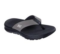 Skechers Mens Vegan Flip Flop Sandal Go Consistent 2.0 Canton Taupe/Black