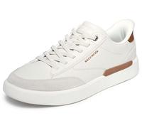 Bunge Lace Slip-Ins W/Suede Toe Cap Slip On Sneakers for Men