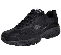 Skechers Men's Vigor 2.0 Trait Sneaker, Black, 8 UK X-Wide