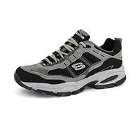 Skechers Men's Vigor 2.0 Trait Sneaker, Charcoal Black, 9 UK