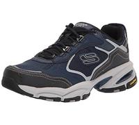 Skechers Men's Vigor 3.0 Drafting Hands Free Slip-in Sneaker, Navy/Black, 6.5 UK