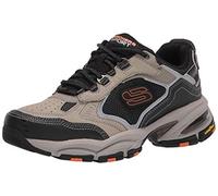 Skechers Men's Vigor 3.0 Drafting Hands Free Slip-in Sneaker, Taupe/Black, 9 UK