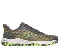 Skechers Men's Viper Court Pro 2.0 Sneaker in Gray/Yellow, Size 9 | Synthetic/Textile, Arch Fit