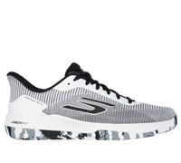 Skechers Men's Viper Court PRO 2.0 Sneaker, White Synthetic/Textile/Black Trim, 7 UK