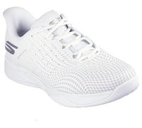 Skechers Men's Viper Court Reload Sneaker, White/Textile Trim, 9 UK