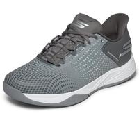 Skechers Men's Viper Court Reload Trainer, Grey, 9 UK