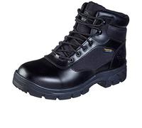Skechers Men's Wascana Benen Boots, Black Leather W/Textile, 9 UK