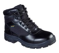 Skechers Men's Wascana Benen WP Tactical, Black/White, 8 UK
