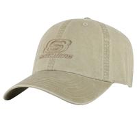 Skechers Men's Washed Triple S Hat in Natural | Cotton