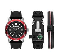 Skechers Men's Watch & Bracelet Gift Set Quartz Watch