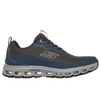 Skechers Men's Waterproof: Arch Fit Glide-Step All-Terrain - Peak Crest Sneaker in Navy Blue/Charcoal, Size 9 | Synthetic/Textile