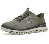 Skechers Men's Waterproof Glide-Step Sorran Hands Free Slip-in, Sage, 10.5 | Hands Free Slip-ins, Waterproof Breathe Easy Technology, Glide-Step, Air-Cooled Memory Foam, Engineered Mesh
