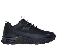 Skechers Men's Waterproof: Max Protect - Fast Track Sneaker in Black, Size 9.5 | Synthetic/Textile/Metal, Vegan