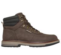 Skechers Men's Waterproof Relaxed Fit: Corado - Jaxx Boots in Chocolate, Size 8 | Textile/Synthetic