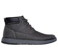Skechers Men's Waterproof Relaxed Fit: Garlan - Deno Boots in Charcoal, Size 11 | Synthetic