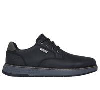 Skechers Men's Waterproof Relaxed Fit: Garlan - Pryor Sneaker in Black, Size 8 | Synthetic