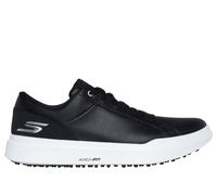 Skechers Men's Waterproof Relaxed Fit: GO GOLF Drive 6 Golf Shoes in Black/White, Size 10 | Leather/Synthetic, Arch Fit