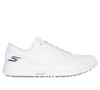 Skechers Men's Waterproof Relaxed Fit: GO GOLF Drive 6 Golf Shoes in White, Size 10.5 | Leather/Synthetic, Arch Fit
