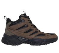 Skechers Men's Waterproof Relaxed Fit: Terraform - Emmett Boots in Dark Taupe, Size 7 | Leather/Synthetic/Textile