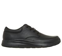 Skechers Men's Work Relaxed Fit: Flex Advantage - Fourche SR Sneaker in Black, Size 12 | Leather