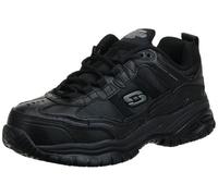 Skechers Mens Work Relaxed Fit Soft Stride Grinnel Comp, Black Leather / Mesh - 9.5 D(M) Us