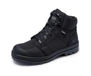 Skechers Men's Work Rotund - Darragh ST Steel Toe Sneaker Boot, Black, 8