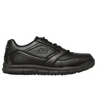 Skechers Men's Nampa Casual Shoes, Black Synthetic/Pu, 9 UK