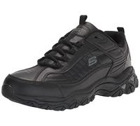 Skechers Men's Work Soft Stride Fambli Sneaker, Black, 10.5 W