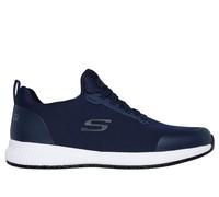 Skechers Men's Work: Squad SR - Myton Slip-On Shoes in Navy Blue, Size 6 | Textile/Synthetic