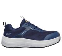 Skechers Men's Work: Transporter Lite Sneaker in Navy Blue, Size 7 | Textile/Synthetic