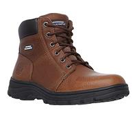 Skechers Men's Workshire Classic Boots, Brown Embossed Leather, 9 UK