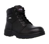 Skechers Men's Workshire Classic Boots, Black Embossed Leather, 13 UK