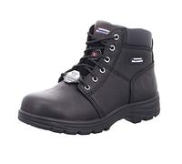 Skechers Workshire Black Boots Safety Leather