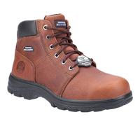 Skechers Mens Workshire Steel Toe Safety Boots Memory Foam Leather Upper