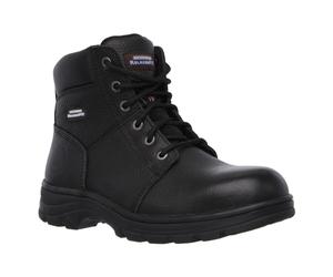 Skechers Mens Workshire Steel Toe Safety Boots Memory Foam Leather Upper