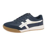 Skechers Men's Zinger 2.0 Manzanilla Totale Sneaker, Navy Duraleather/Suede/White Trim, 12 UK