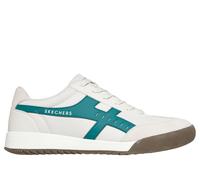 Skechers Men's Zinger - Manzanilla Superado Sneaker in White/Green, Size 12 | Synthetic/Textile/Leather