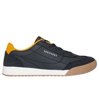 Skechers Men's Zinger - Ultimate Classic Sneaker in Black, Size 8.5 | Synthetic/Leather/Textile