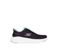 Skechers Mesh Slip-On Chunky Athleisure, Black, Size 3, Women Black