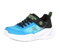 Skechers Meteor-Lights-KRENDO Boys Trainers Black/Blue, 9.5 UK