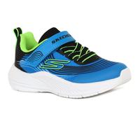 SKECHERS Infant Boys Microspec Advance Trainers Black/Lime Blue/Lime 8K