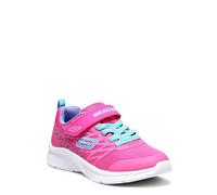 Skechers Microspec Advance Oasis Point Sneaker, Hot Pink, 2 UK