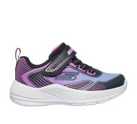 Skechers Microspec Advance - Oasis Point Sneaker in Black, Size 4 | Synthetic/Textile, Machine Washable
