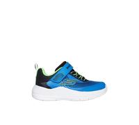 SKECHERS Infant Boys Microspec Advance Trainers Blue/Lime 6K